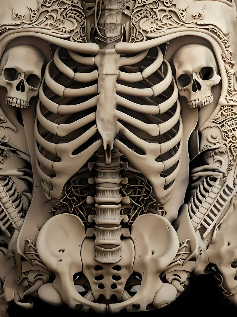 Axel | 3D Skeleton Art Hoodie for Men