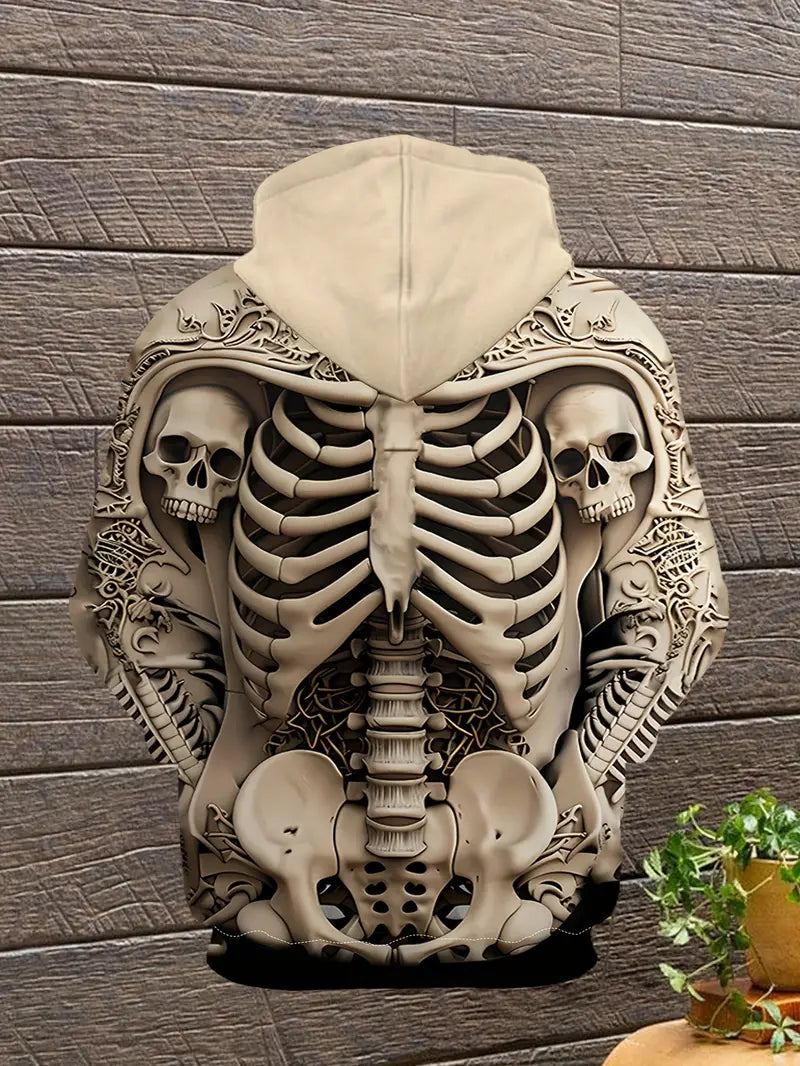 Axel | 3D Skeleton Art Hoodie for Men
