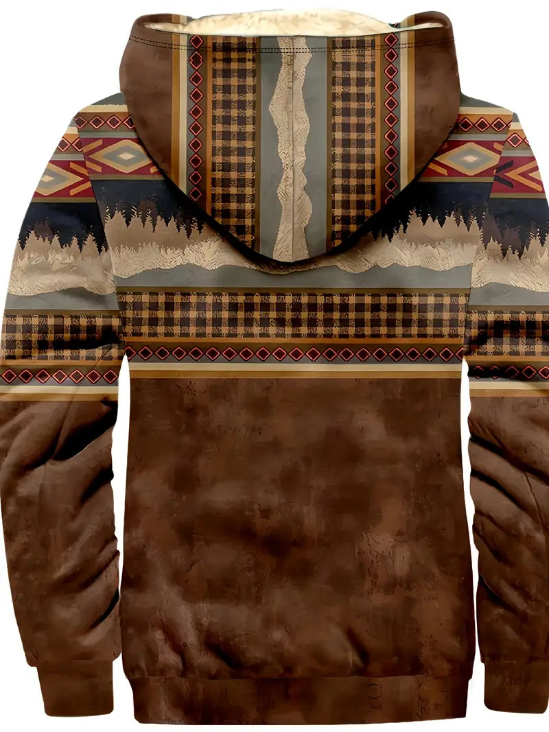 Wyatt | Vintage Fleece Lined Hooded Jacket for Men