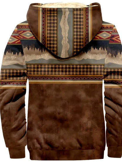 Wyatt | Vintage Fleece Lined Hooded Jacket for Men